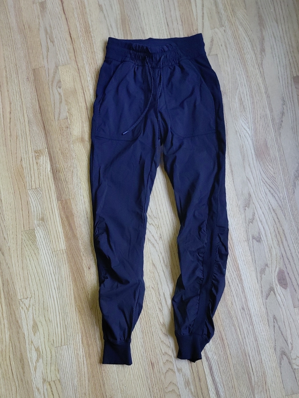 Men's Black Jogger Pants with Drawstring Waist